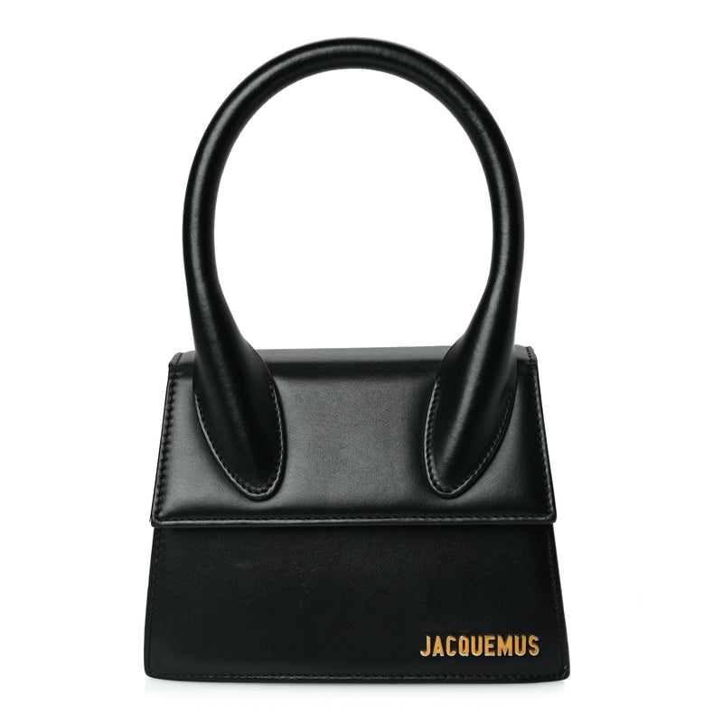  Jacquemus Smooth Calfskin Le Chiquito Moyen Black