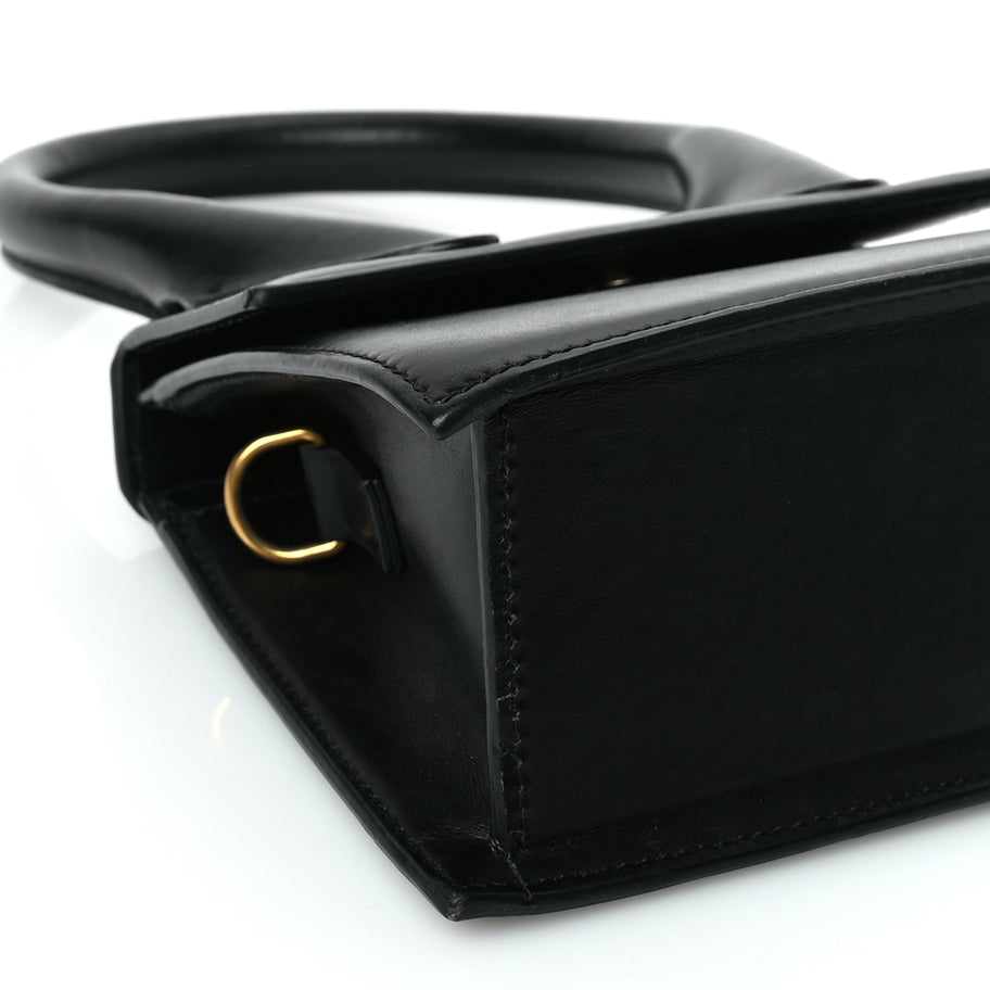 Jacquemus Smooth Calfskin Le Chiquito Moyen Black Image 7