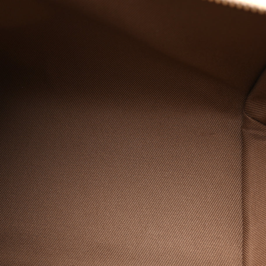 Burberry Calfskin Mega Check Mini Banwell Tote Pale Cameo Image 4