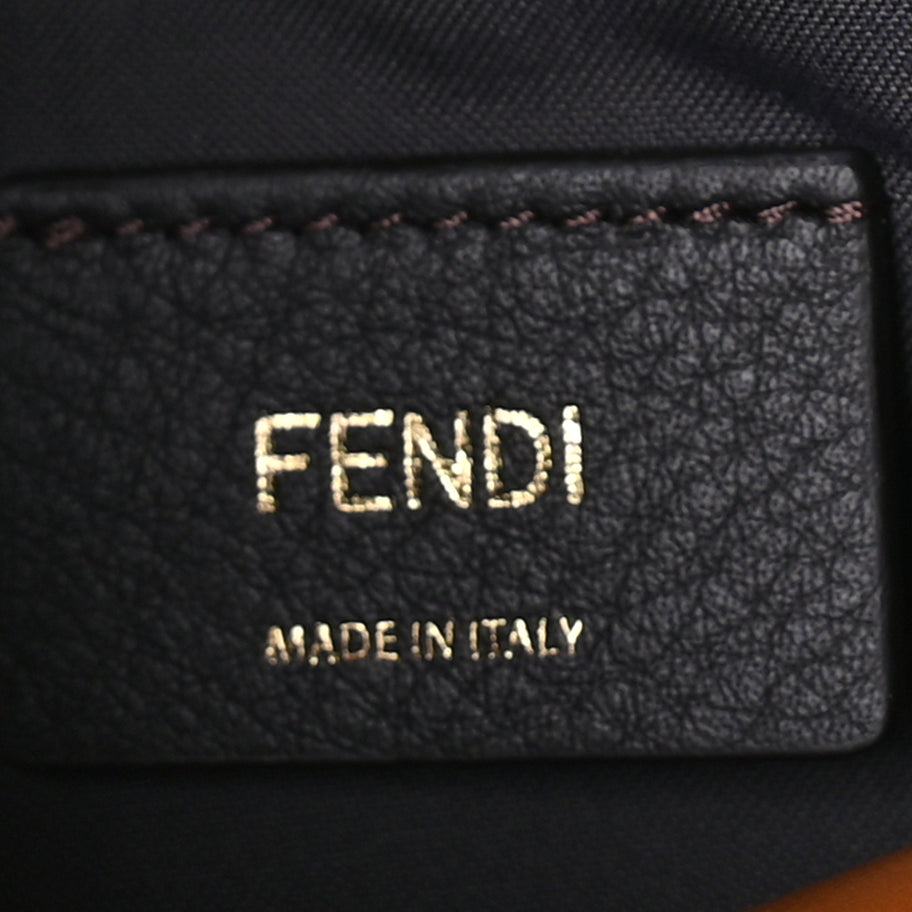 Fendi Vitello King Tamponato Logo Embossed Medium Wallet On Chain  Cuoio Image 5