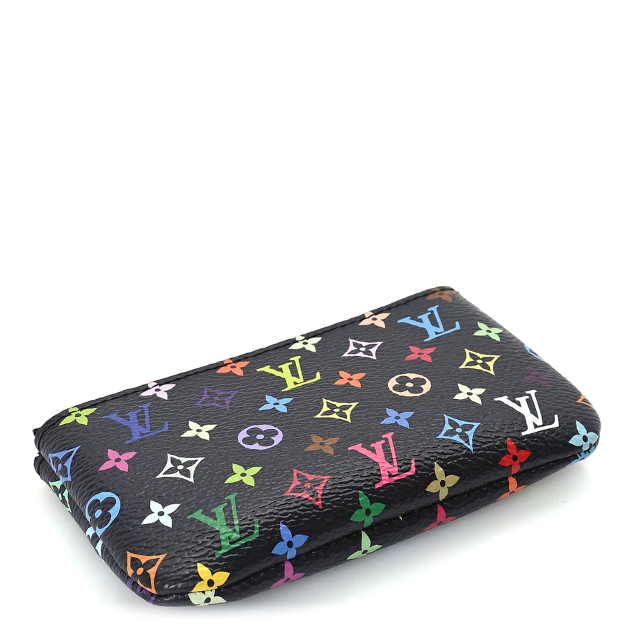 Louis Vuitton LV X TM Monogram Multicolor Key Pouch  Black Image 4