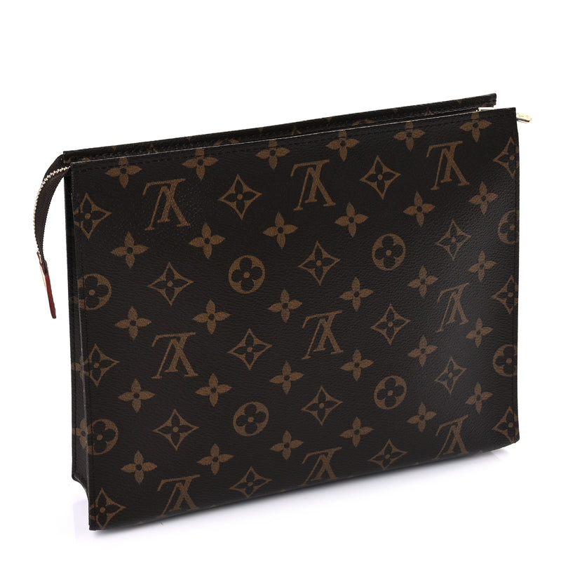  Louis Vuitton Monogram Toiletry Pouch 26 Brown