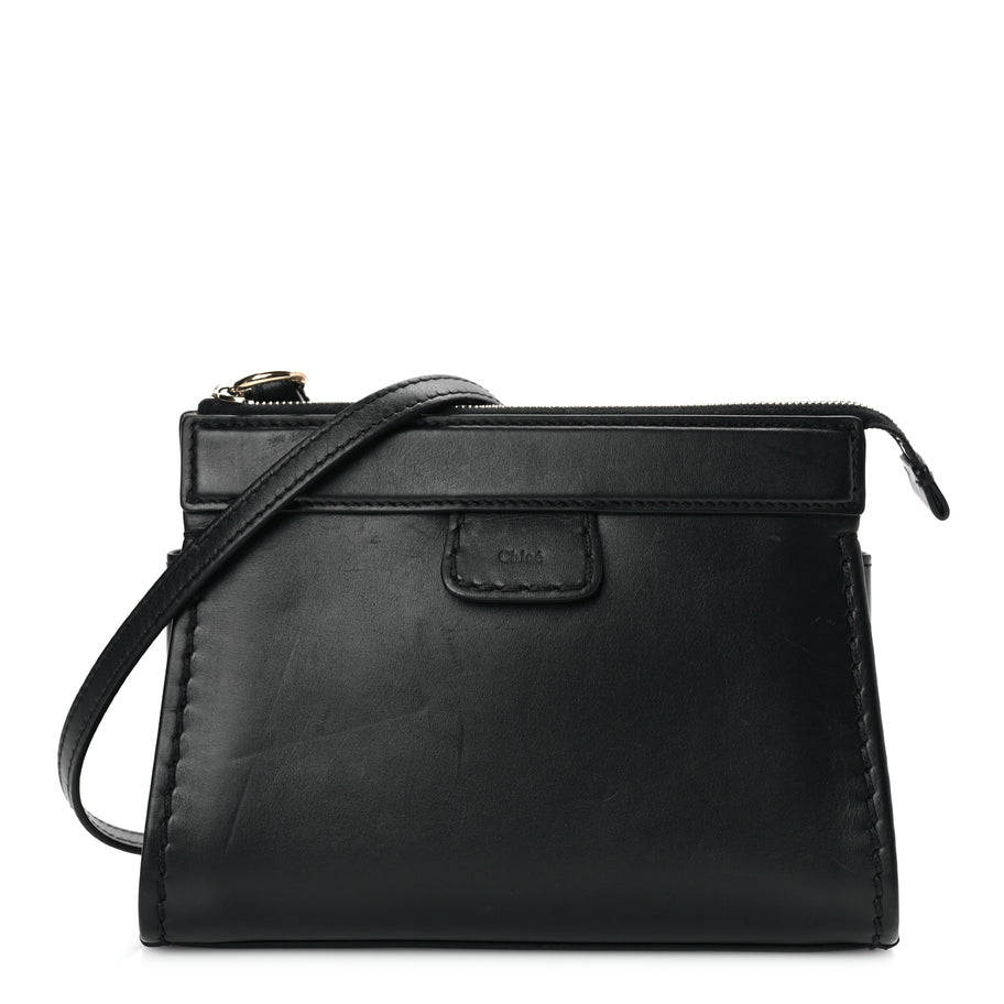 Chloe Calfskin Mini Edith Crossbody Black Image 1