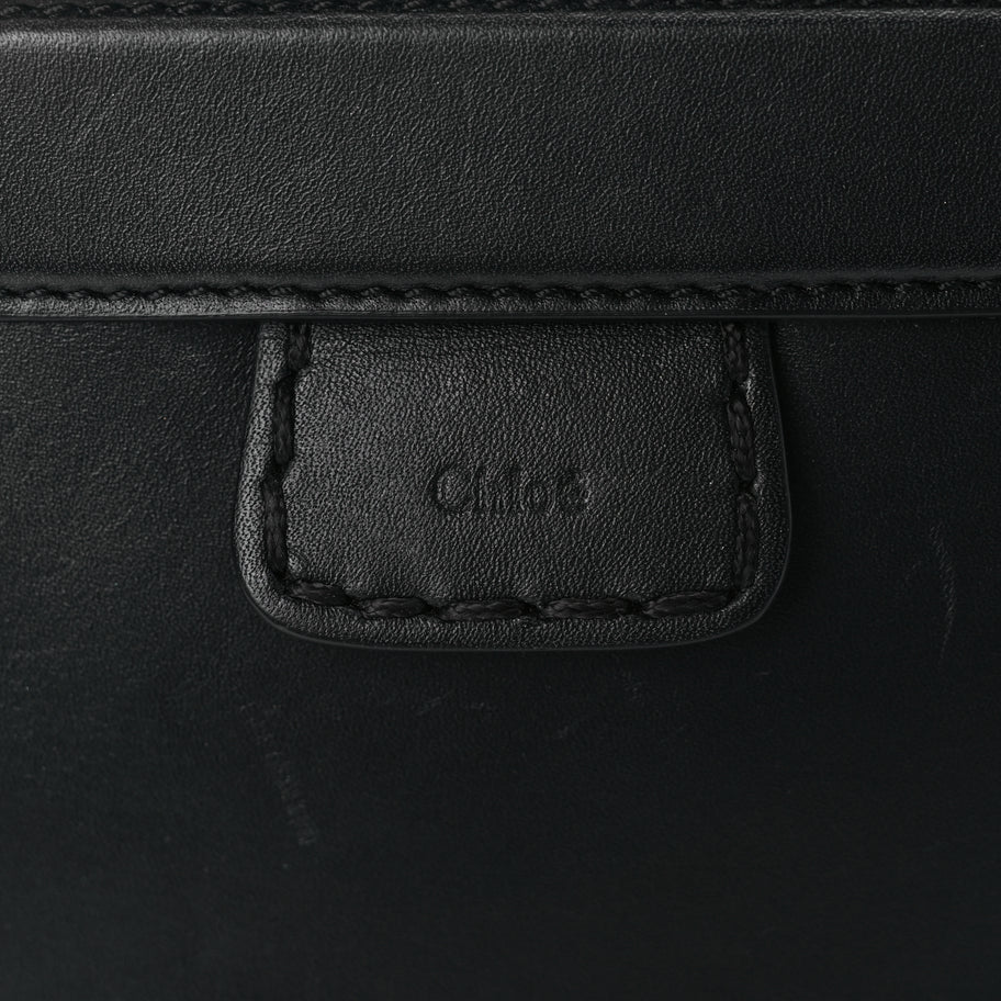 Chloe Calfskin Mini Edith Crossbody Black Image 6