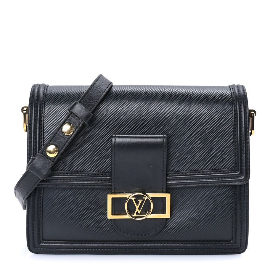 Louis Vuitton Epi Dauphine MM Black Image 1