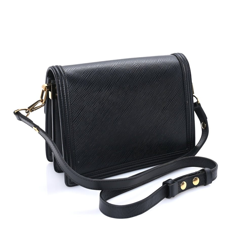 Louis Vuitton Epi Dauphine MM Black Image 2