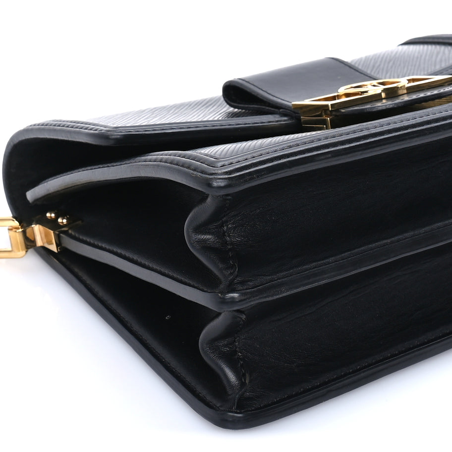 Louis Vuitton Epi Dauphine MM Black Image 7