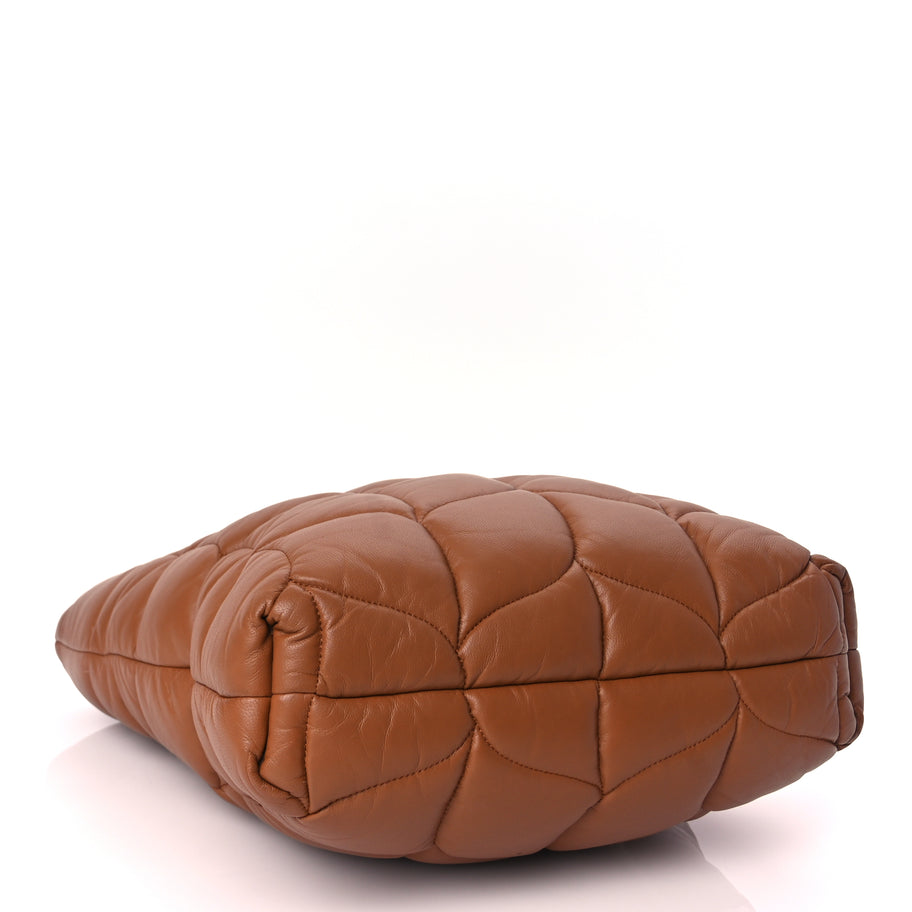 Mulberry Nappa Pillow Quilted Big Softie Tote Tobacco Image 3