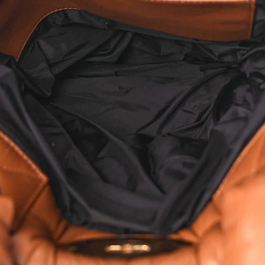 Mulberry Nappa Pillow Quilted Big Softie Tote Tobacco Image 4