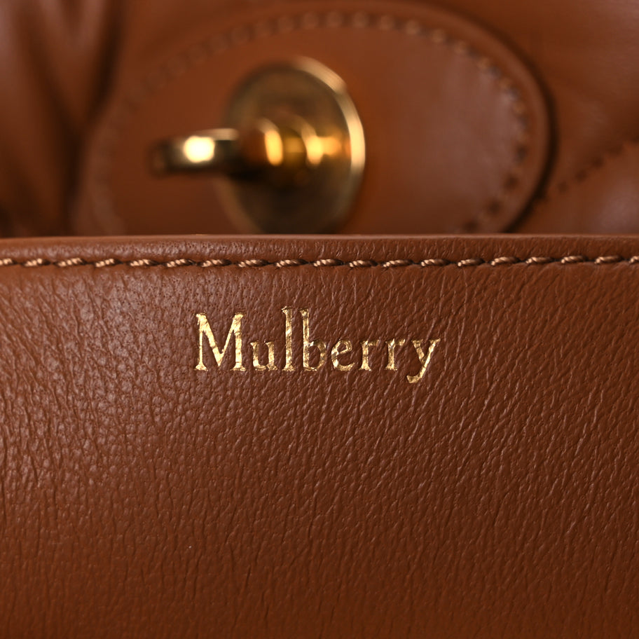 Mulberry Nappa Pillow Quilted Big Softie Tote Tobacco Image 5
