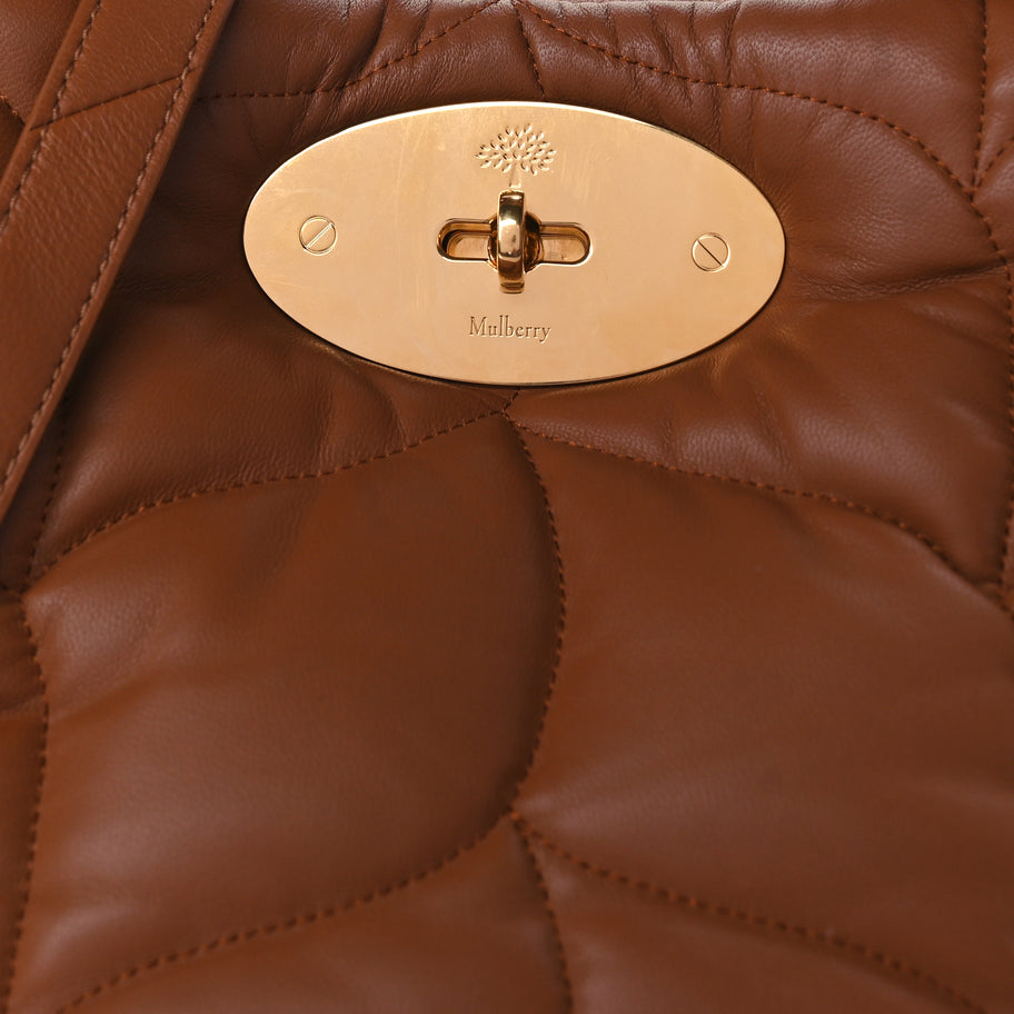 Mulberry Nappa Pillow Quilted Big Softie Tote Tobacco Image 6