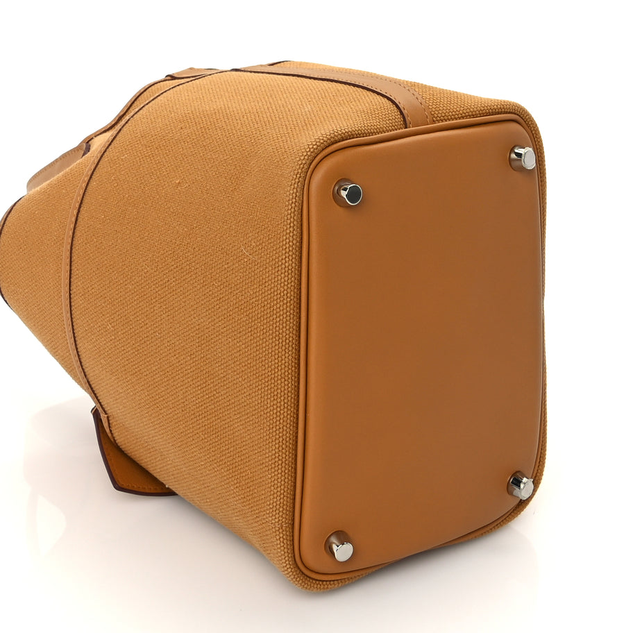 Hermes Toile Goeland Swift Cargo Picotin Lock 18 Sesame Image 8