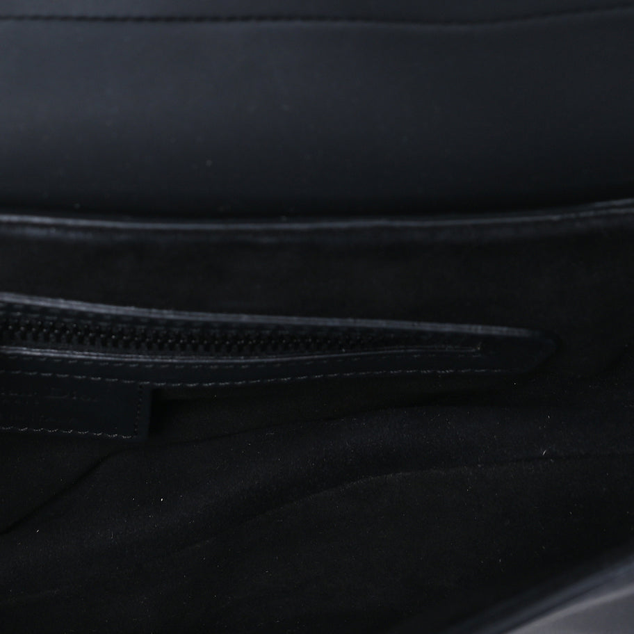 Christian Dior Ultra Matte Calfskin Saddle Bag Black Image 4