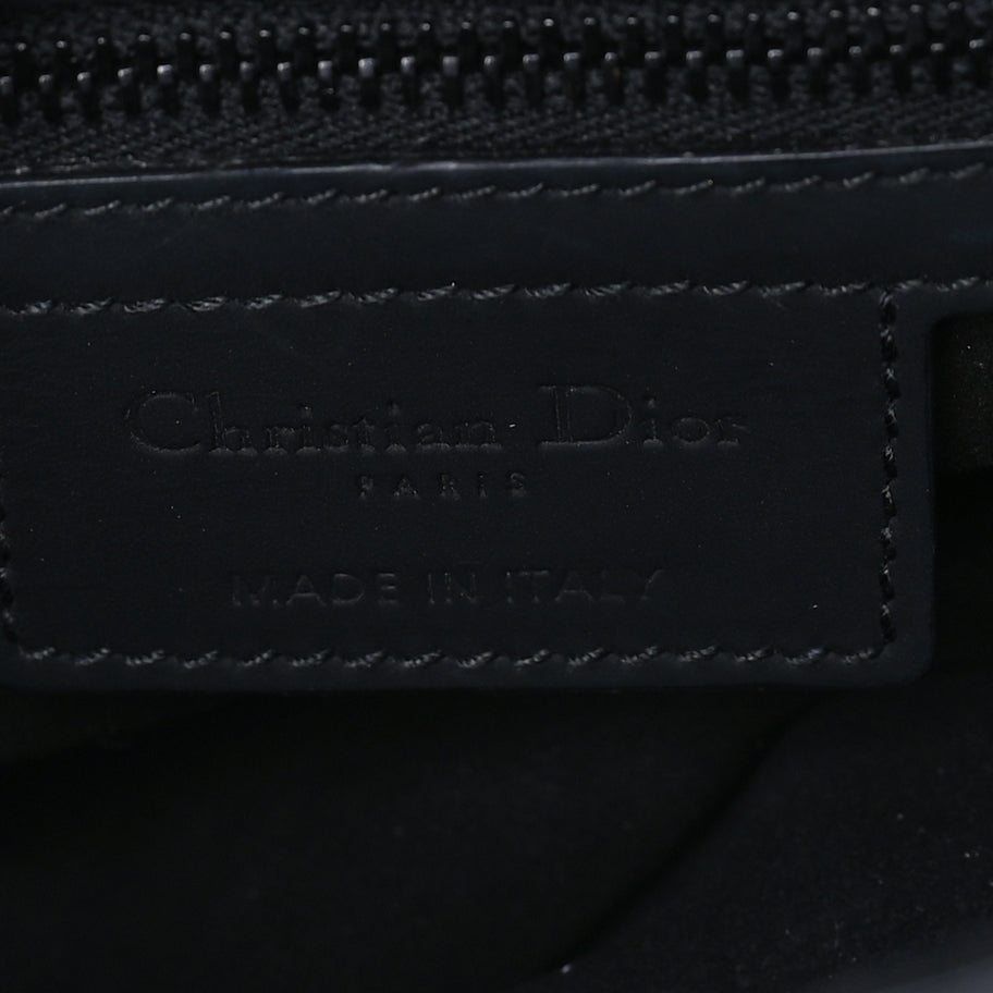 Christian Dior Ultra Matte Calfskin Saddle Bag Black Image 5