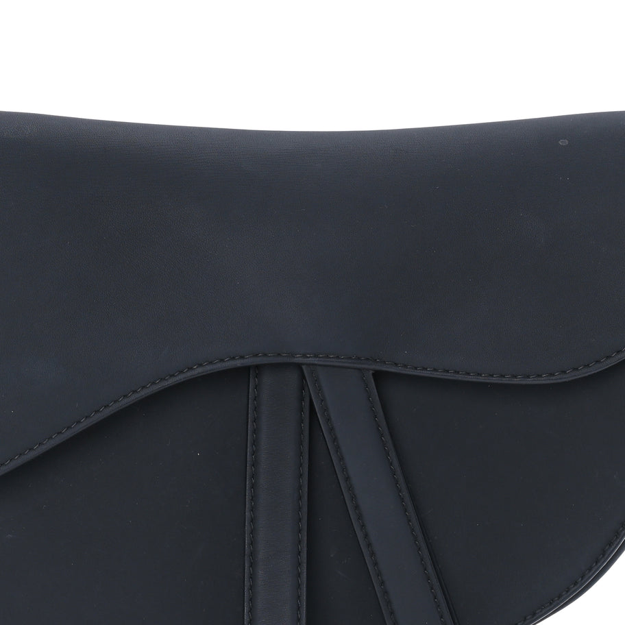 Christian Dior Ultra Matte Calfskin Saddle Bag Black Image 6