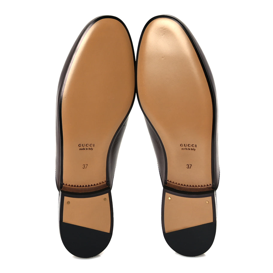 Gucci Womens Princetown Slippers 37 Fondente Brown Image 6