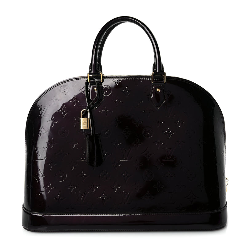  Louis Vuitton Vernis Alma GM Amarante