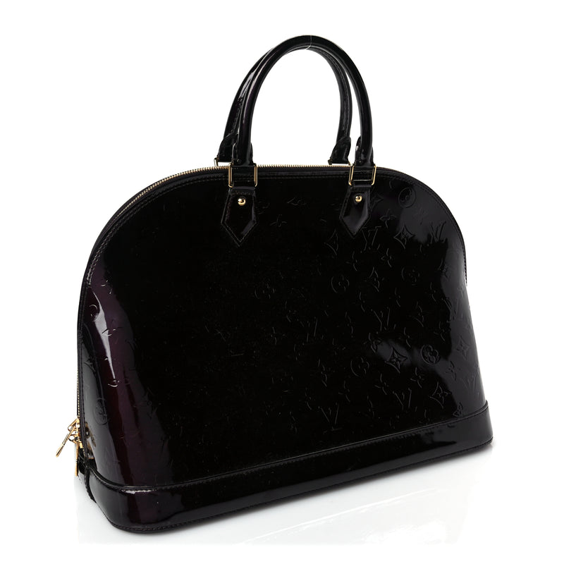  Louis Vuitton Vernis Alma GM Amarante