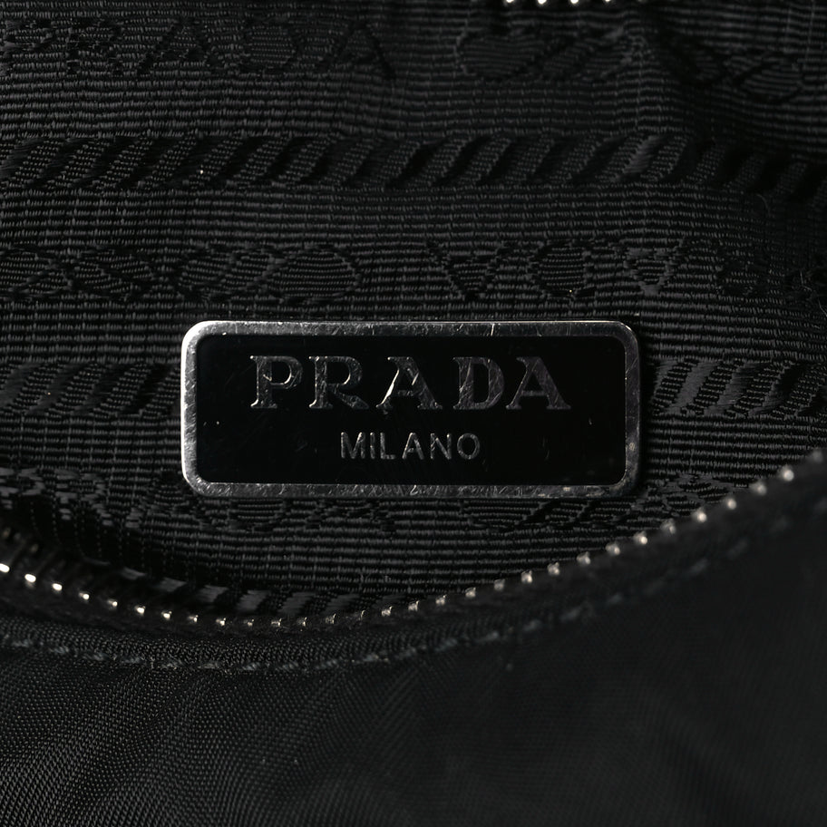 Prada Nylon Re-Edition 2005 Shoulder Bag Black Image 5