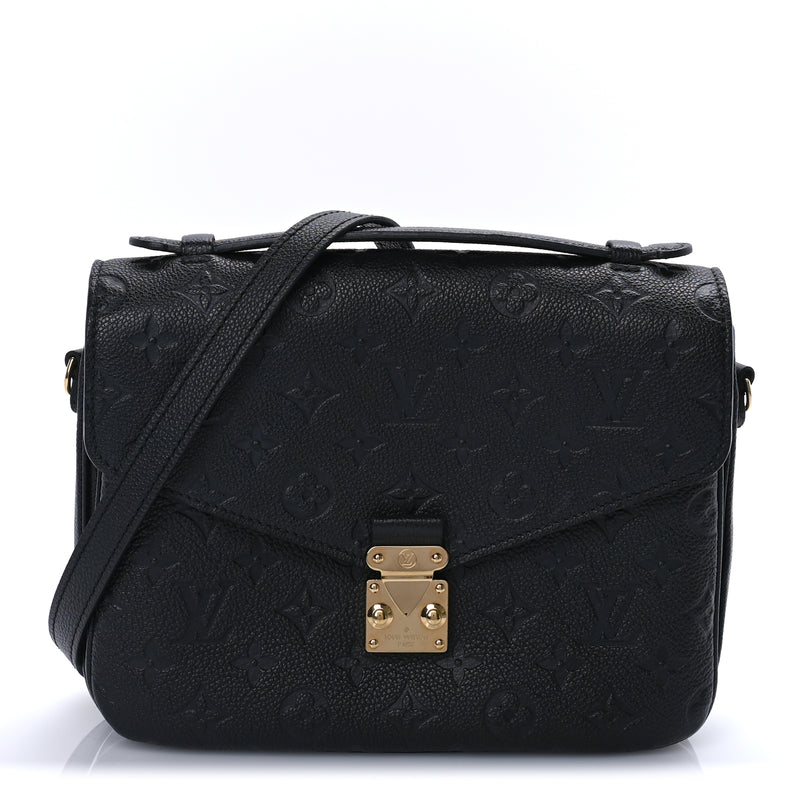  Louis Vuitton Empreinte Pochette Metis  Black