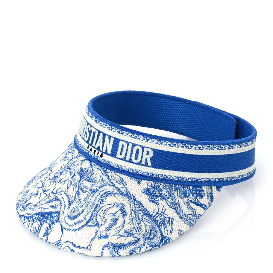 Christian Dior Toile De Jouy Reverse Visor Blue Image 1