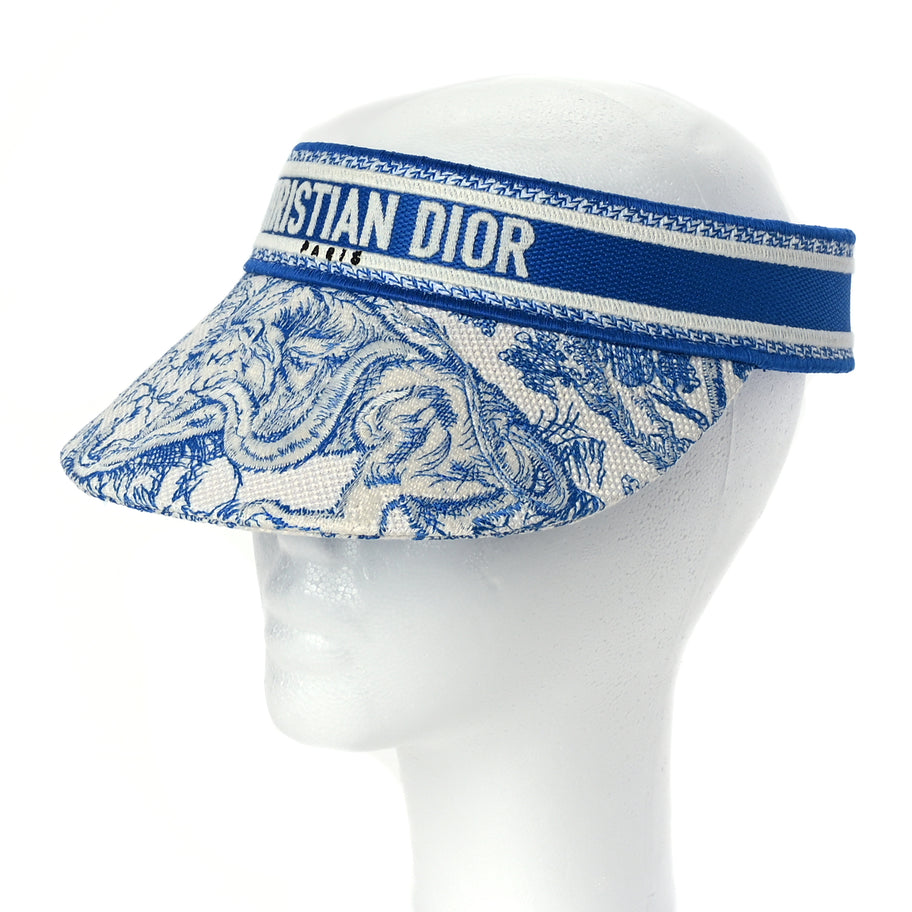 Christian Dior Toile De Jouy Reverse Visor Blue Image 2