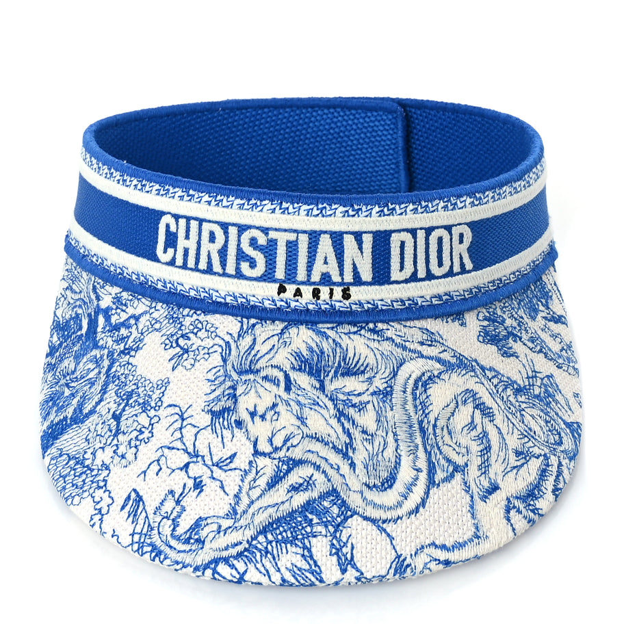 Christian Dior Toile De Jouy Reverse Visor Blue Image 3