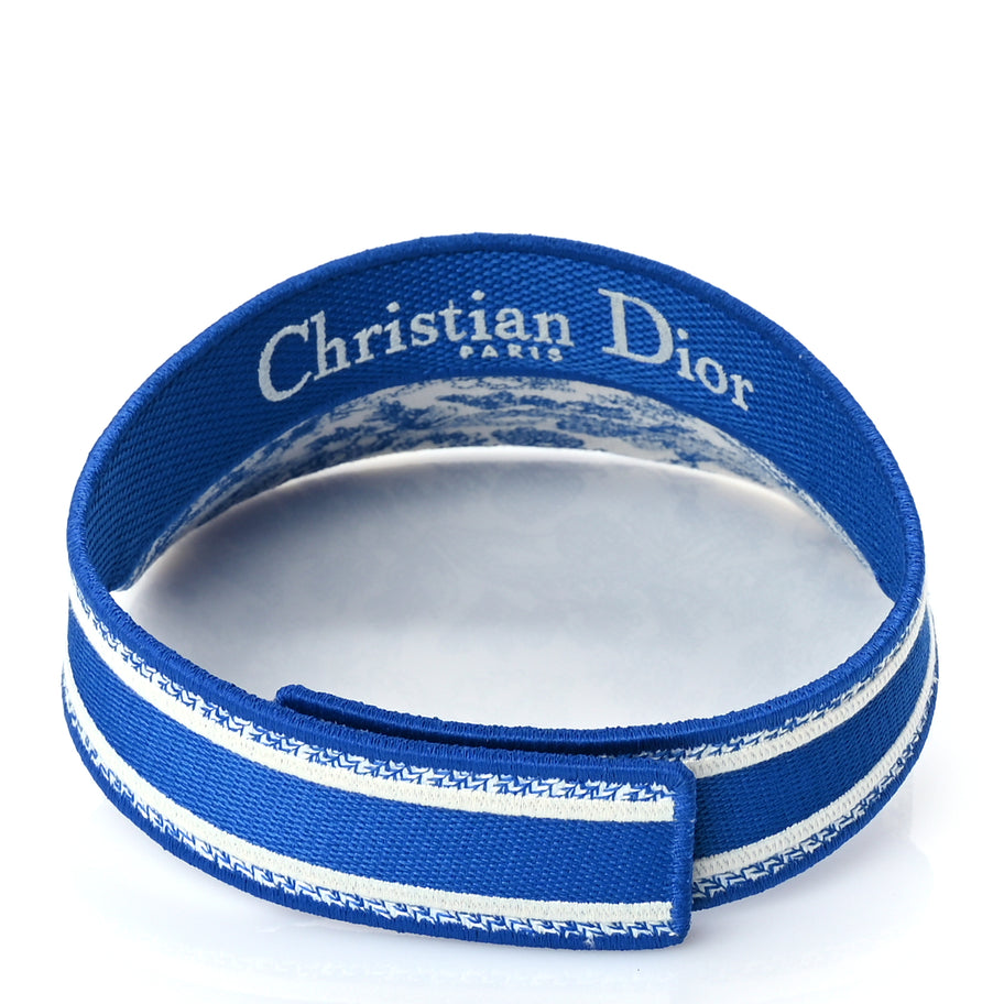 Christian Dior Toile De Jouy Reverse Visor Blue Image 4