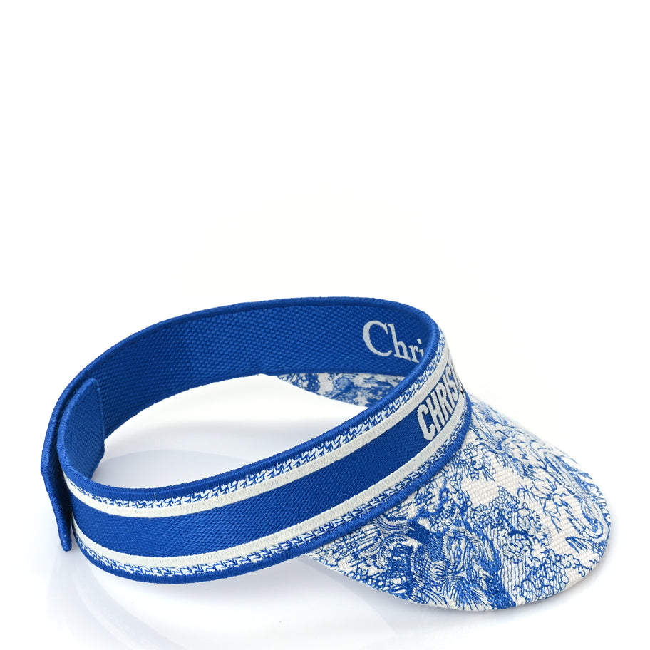 Christian Dior Toile De Jouy Reverse Visor Blue Image 6