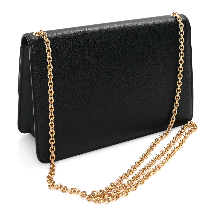 Mulberry Small Classic Grain Calfskin Medium Darley  Black Image 2