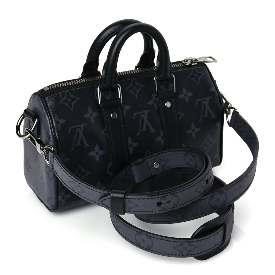 Louis Vuitton Reverse Monogram Eclipse Keepall XS Black Image 2