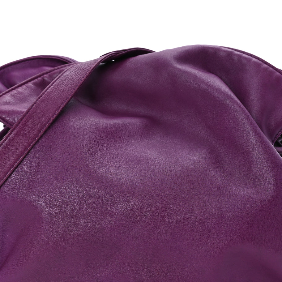 Loewe Calfskin Flamenco Shoulder Bag  Purple Image 6