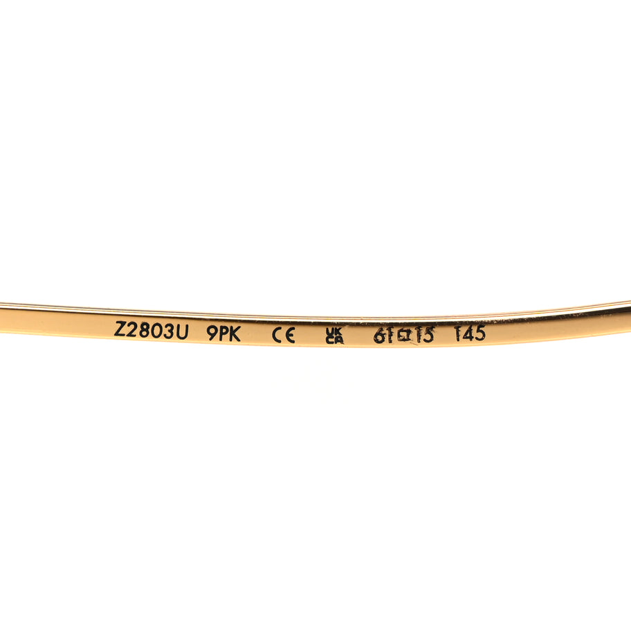 Louis Vuitton Metal Crystal LV Glam 2.0 Oval Sunglasses Pink Image 5