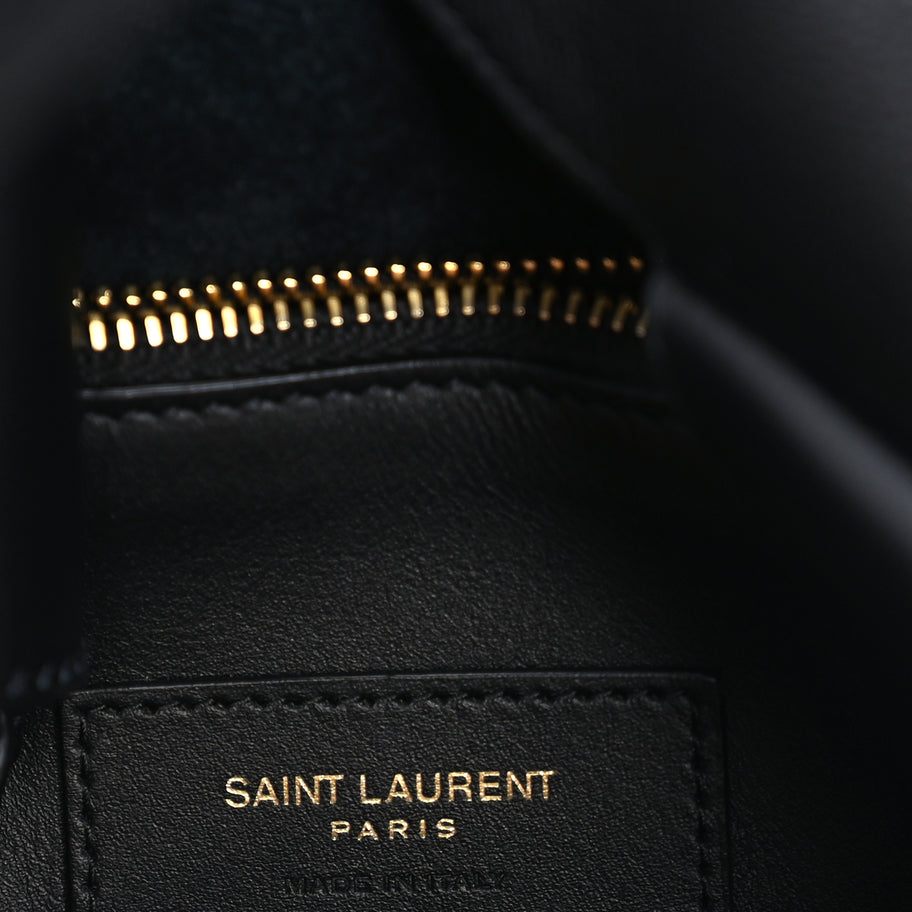 Saint Laurent Grained Calfskin Small Le 5 A 7 Supple Hobo Black Image 5