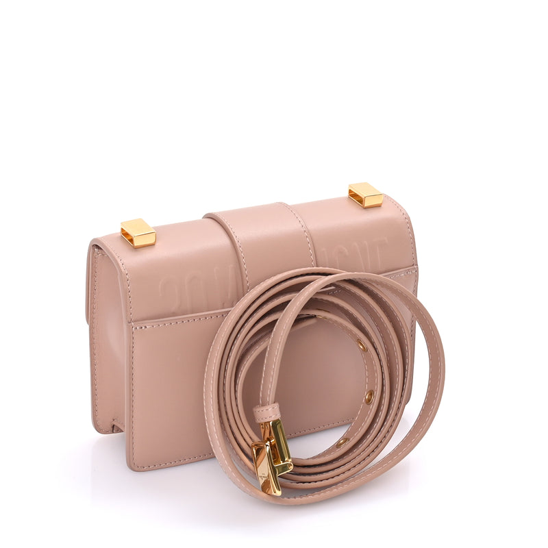 Christian Dior Box Calfskin Micro 30 Montaigne Flap Bag  Rose Des Vents