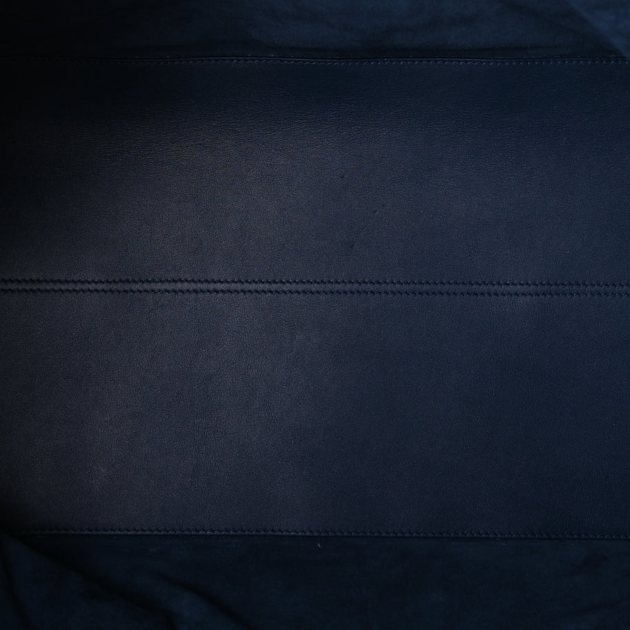 Christian Dior Calfskin Macrocannage Large Toujours   Deep Ocean Blue Image 6