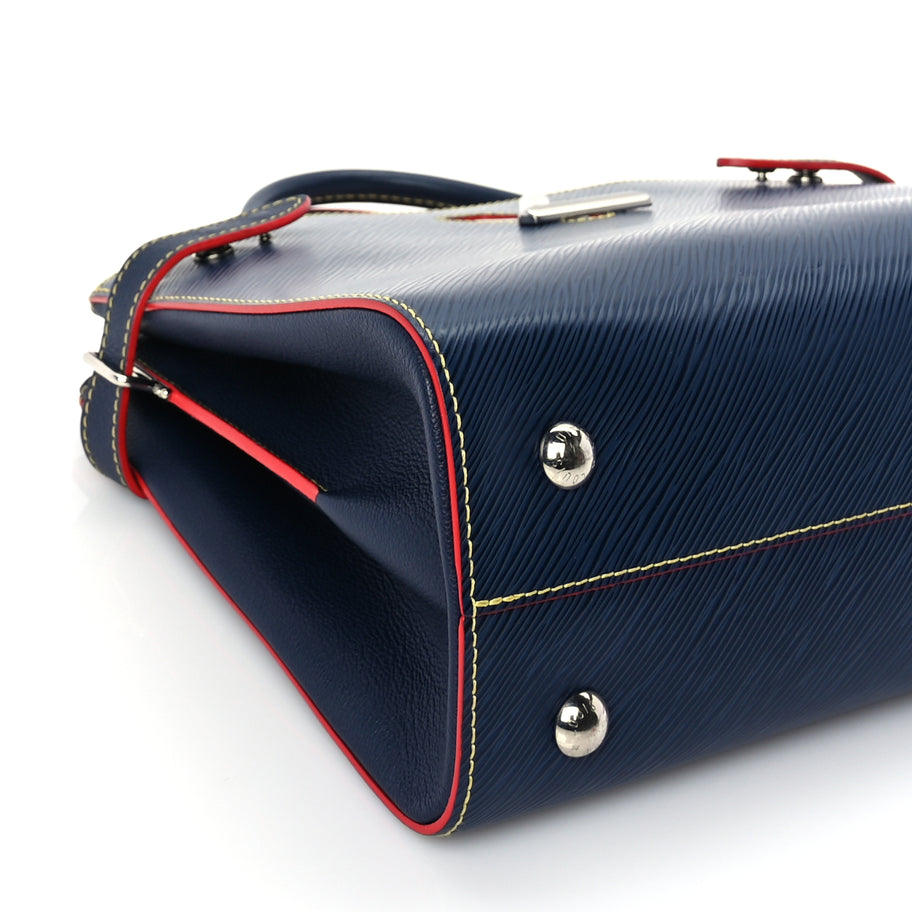 Louis Vuitton Epi Twist Tote Indigo Coquelicot Image 7