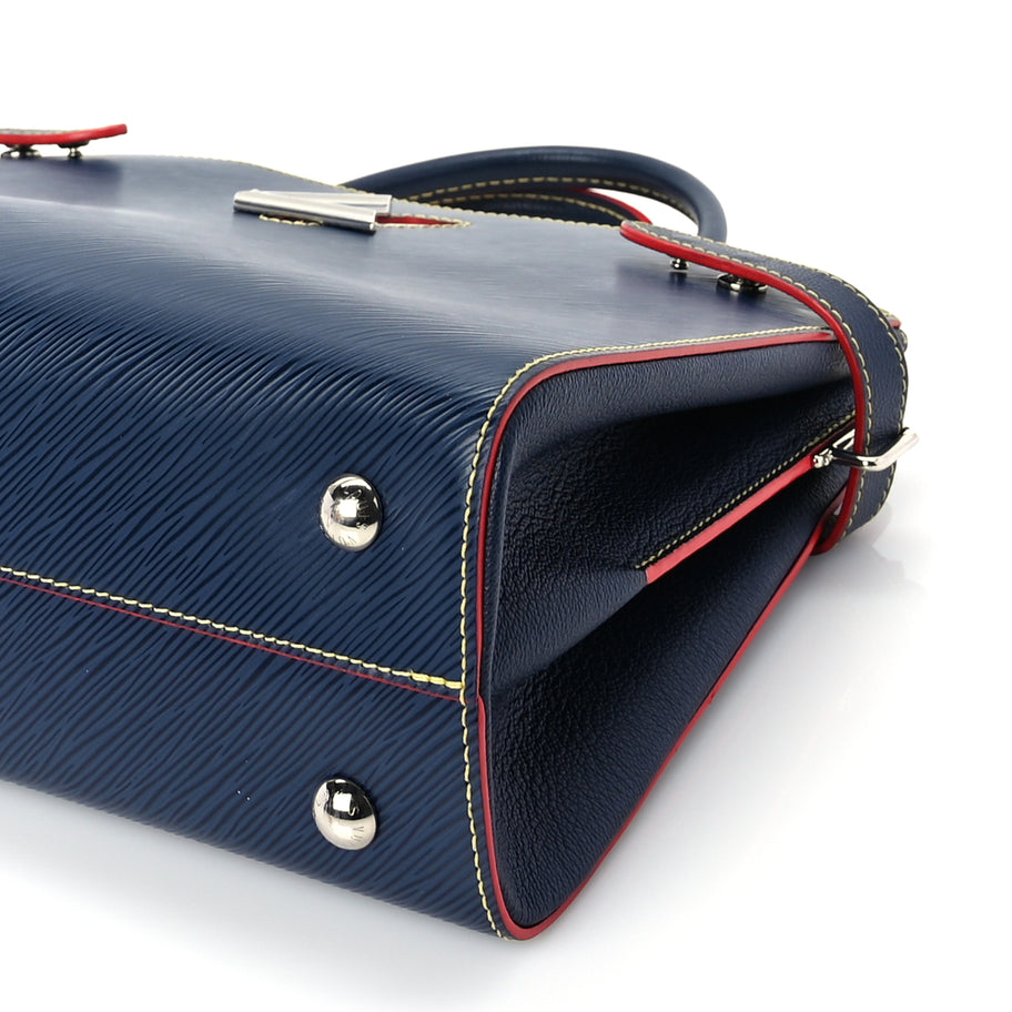 Louis Vuitton Epi Twist Tote Indigo Coquelicot Image 8