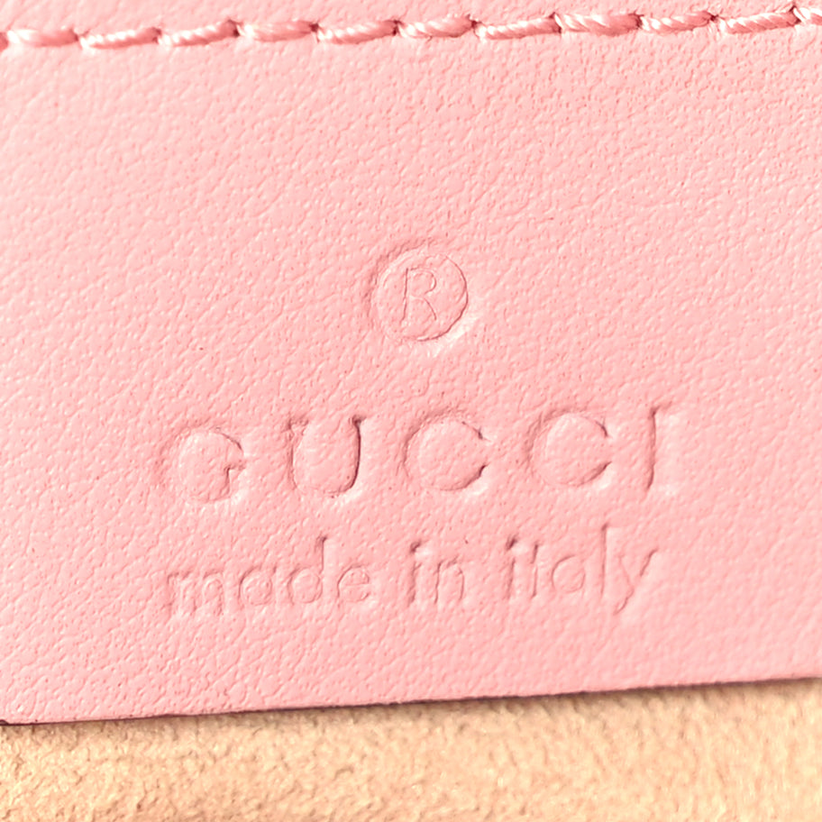 Gucci Calfskin Matelasse Small GG Marmont Shoulder Bag  Wild Rose Image 5