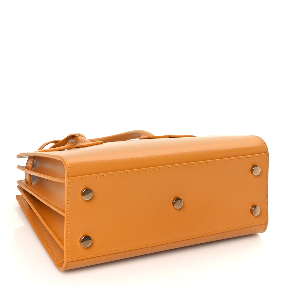 Saint Laurent Palmelatto Calfskin Baby Sac De Jour Senape Yellow Image 3