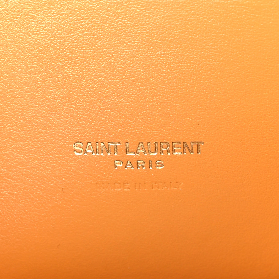 Saint Laurent Palmelatto Calfskin Baby Sac De Jour Senape Yellow Image 5