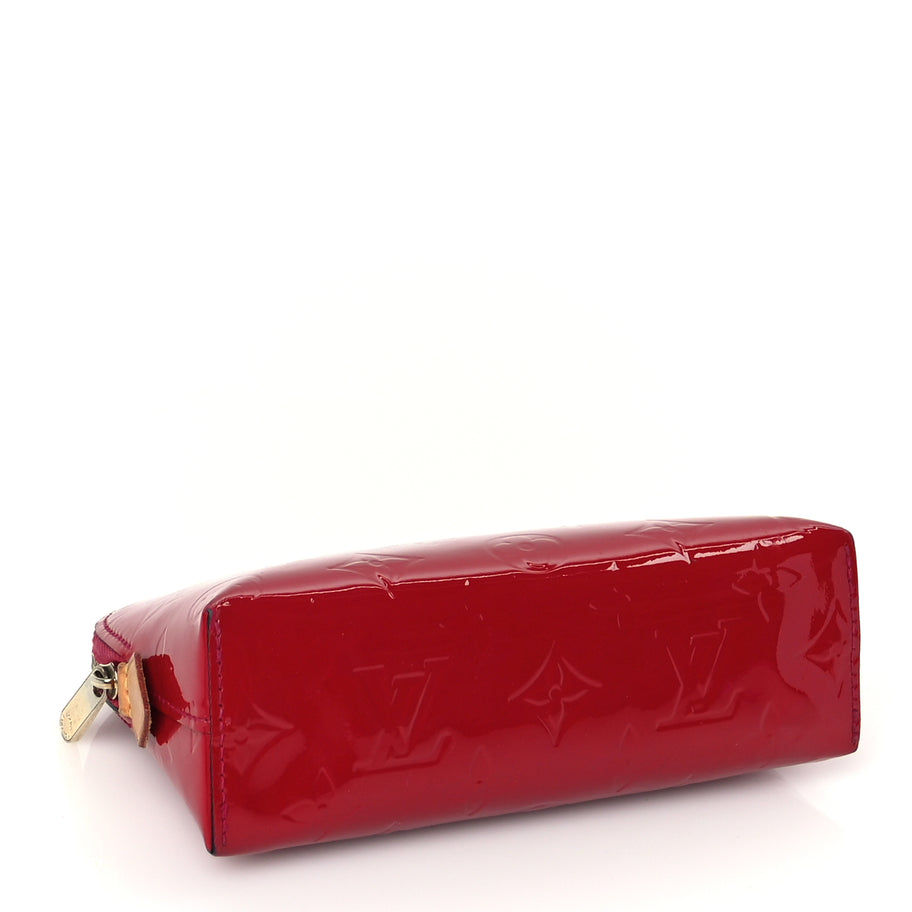 Louis Vuitton Vernis Cosmetic Pouch Rose Indien Image 4