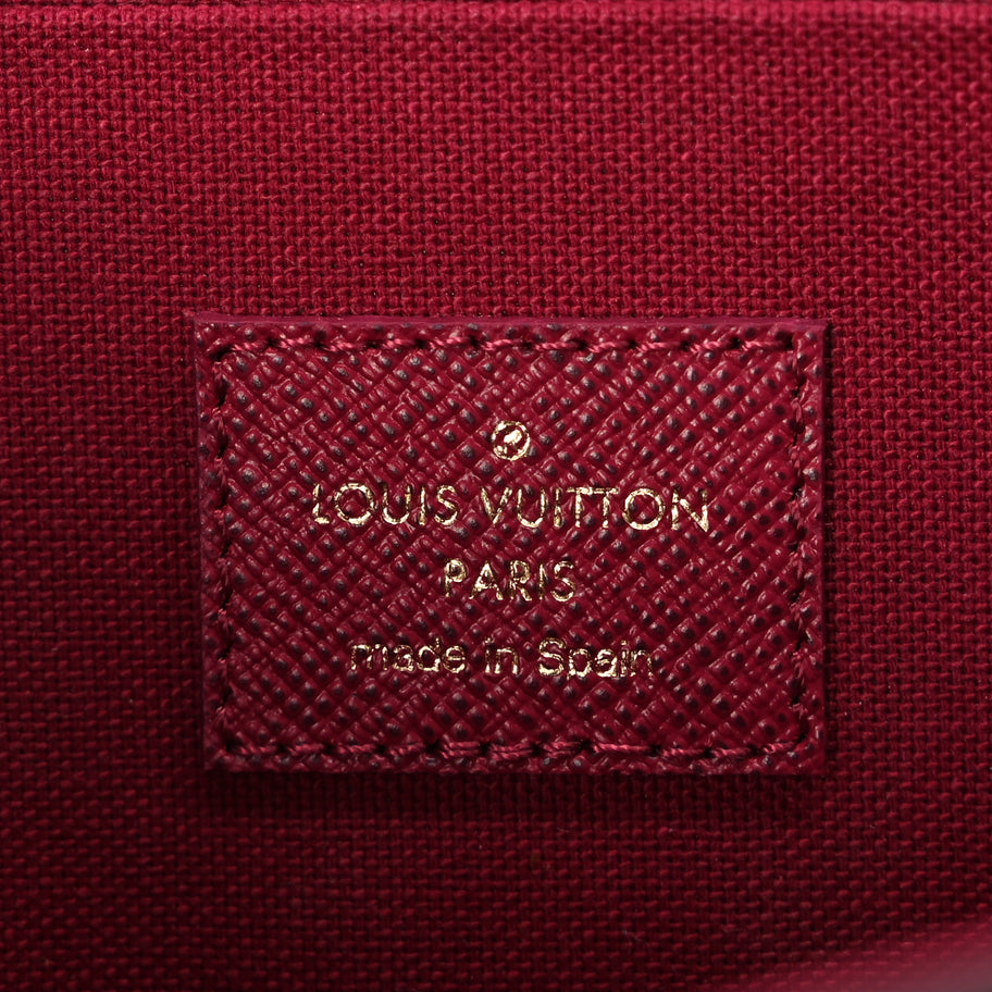 Louis Vuitton Monogram Pochette Felicie Chain Wallet Fuchsia Image 6