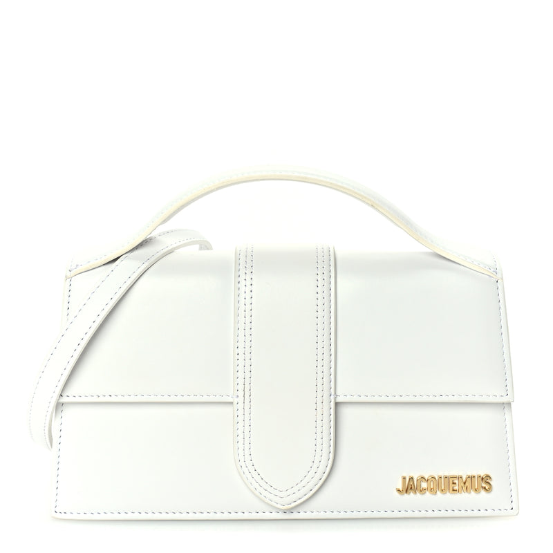  Jacquemus Smooth Calfskin Le Grand Bambino White