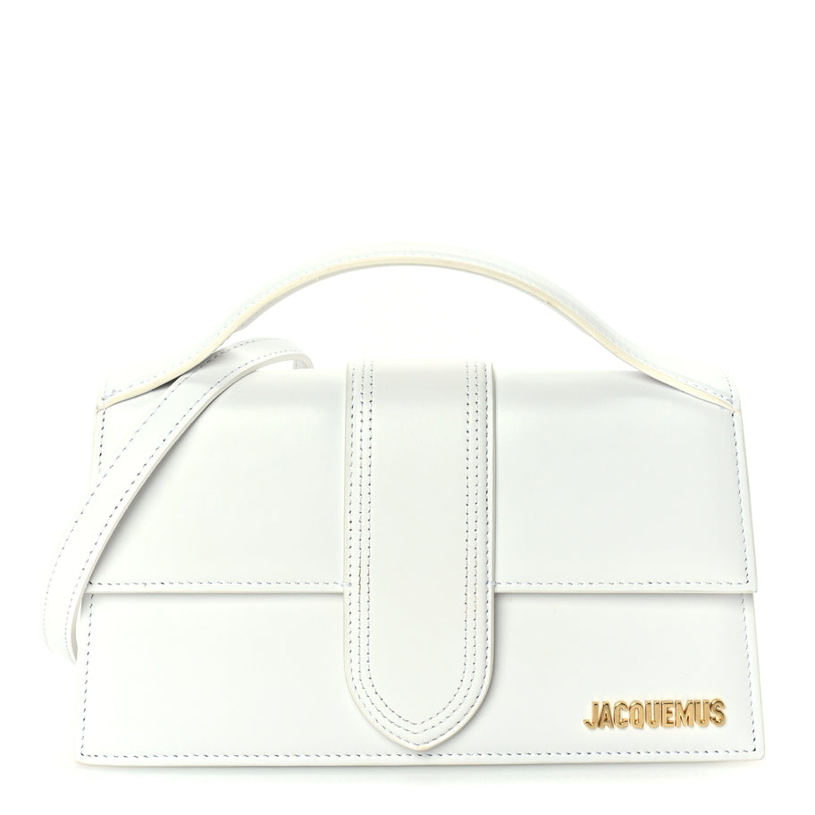 Jacquemus Smooth Calfskin Le Grand Bambino White Image 1