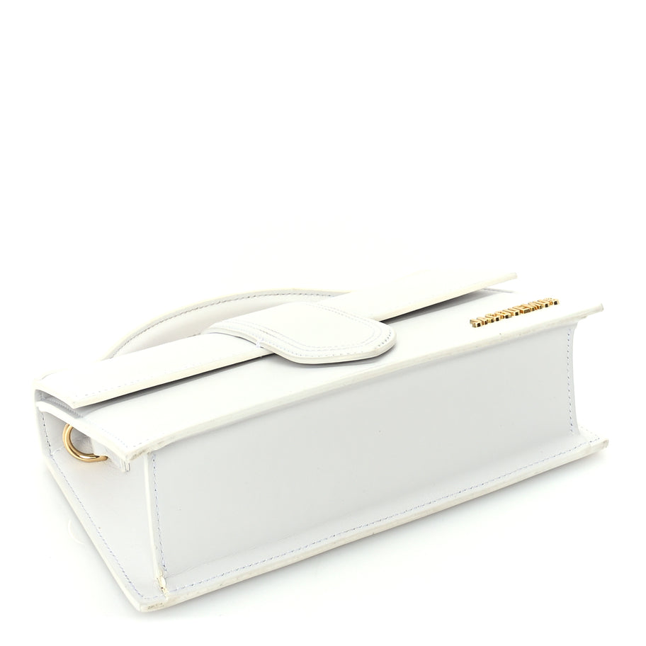 Jacquemus Smooth Calfskin Le Grand Bambino White Image 3