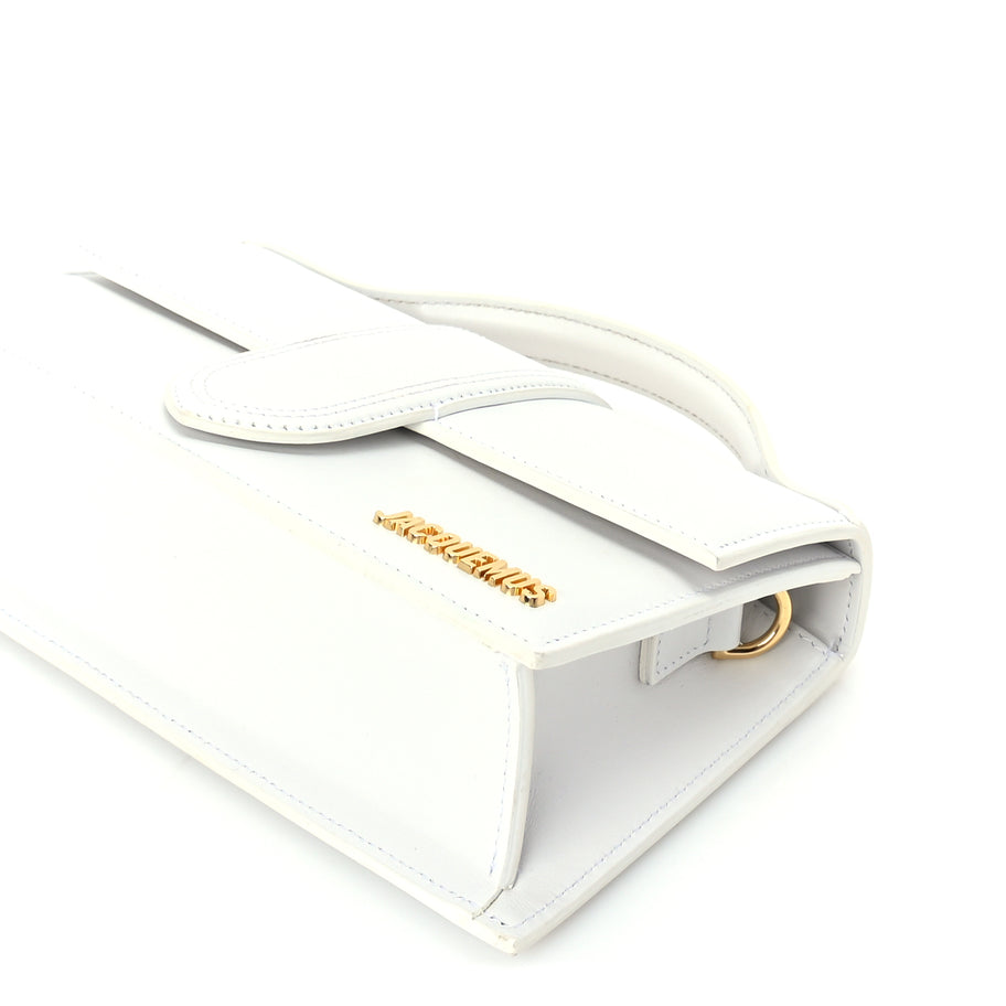 Jacquemus Smooth Calfskin Le Grand Bambino White Image 8