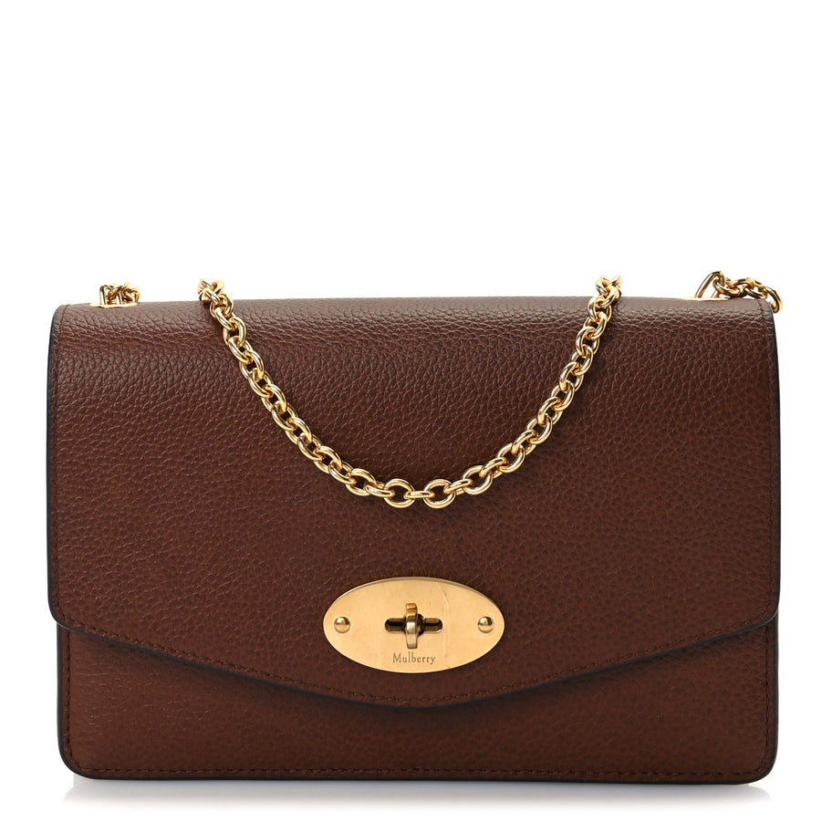 Mulberry Small Classic Grain Calfskin Small Darley  Oak Image 1