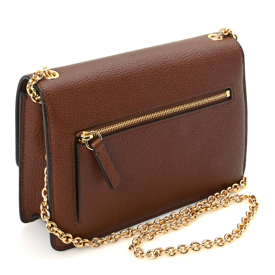 Mulberry Small Classic Grain Calfskin Small Darley  Oak Image 2