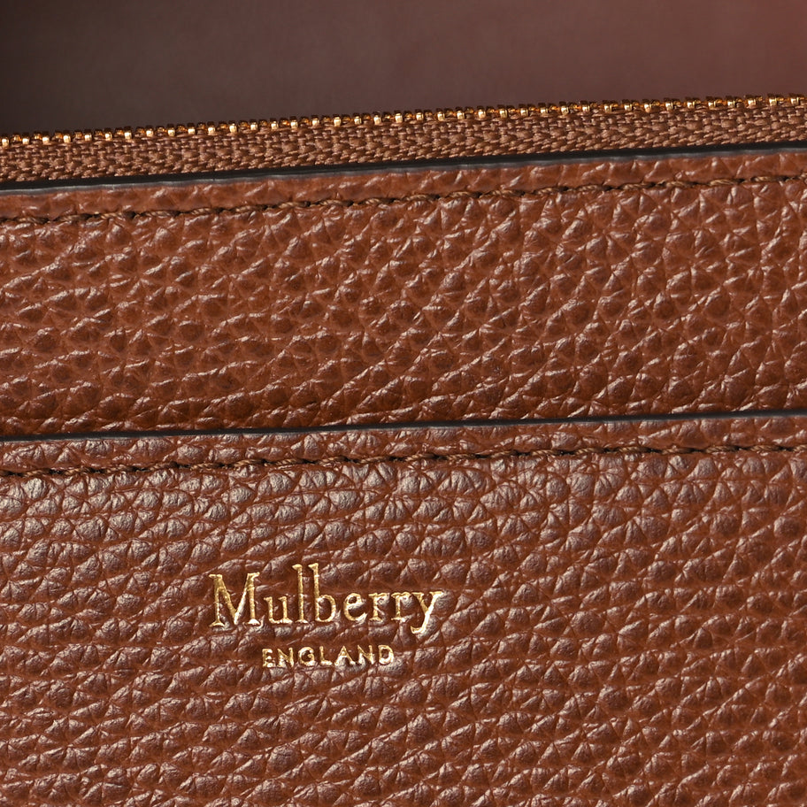 Mulberry Small Classic Grain Calfskin Small Darley  Oak Image 5